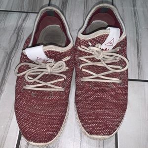 Burgundy Pharell Human Race Adidas